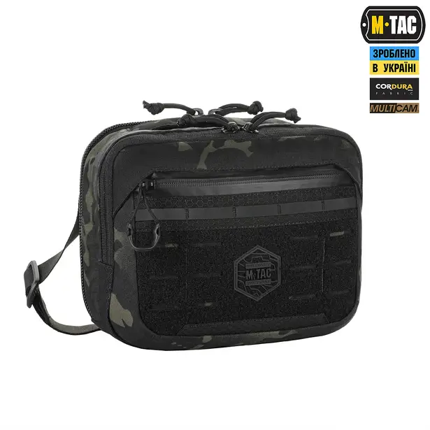 24 - Плечова однолямкова сумка M-TAC EDC Bag Elite. Multicam Black