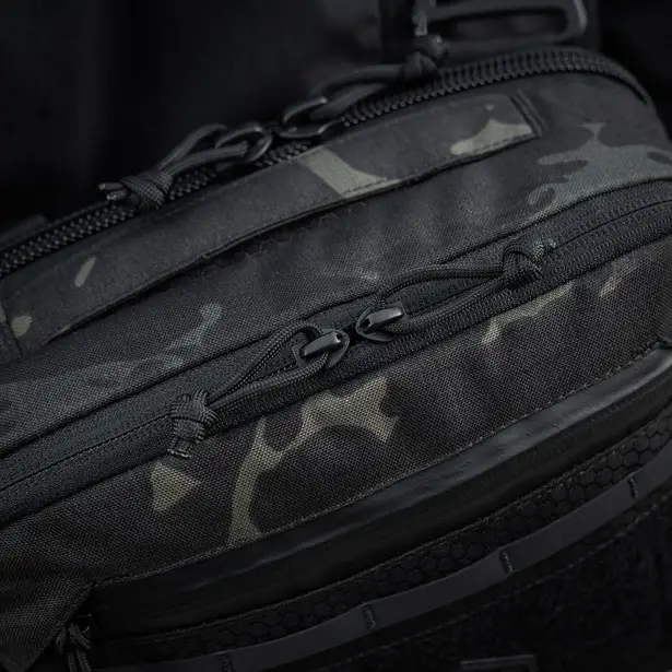 17 - Плечова однолямкова сумка M-TAC EDC Bag Elite. Multicam Black