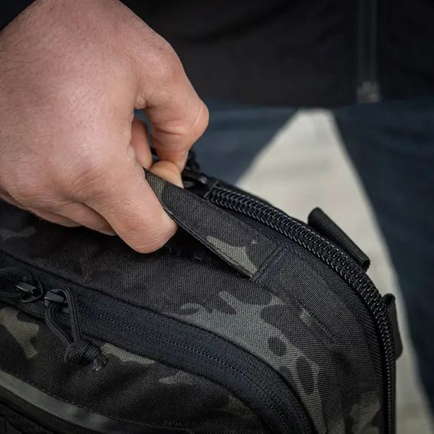 18 - Плечова однолямкова сумка M-TAC EDC Bag Elite. Multicam Black
