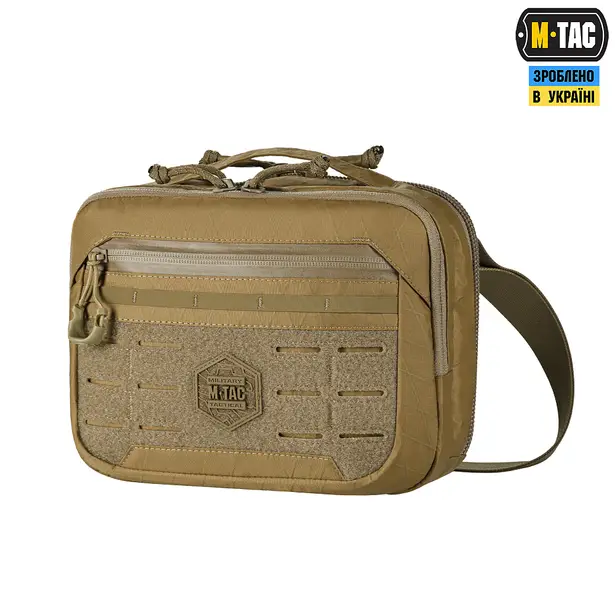 1 - Плечова однолямкова сумка M-TAC EDC Bag X-Pac Elite. Койот