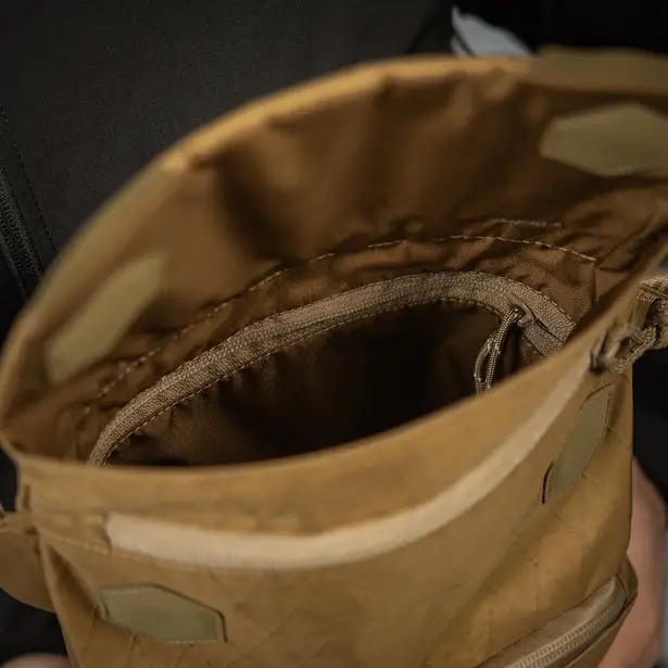 6 - Плечова однолямкова сумка M-TAC Konvert Bag X-Pac Elite. Койот