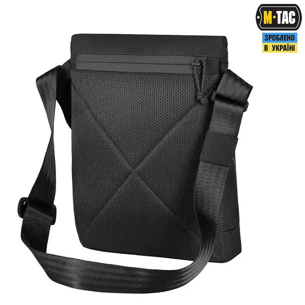 2 - Плечевая однолямковая сумка M-TAC Magnet Bag X-Pac Elite Черная