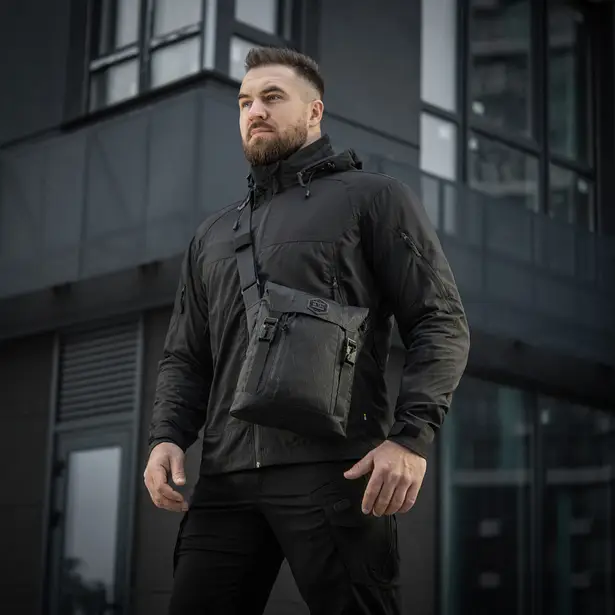 15 - Плечевая однолямковая сумка M-TAC Magnet Bag X-Pac Elite Черная