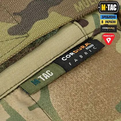 6 - Тактичні штани зимові M-Tac Alpha Pro Primaloft. Колір Мультикам