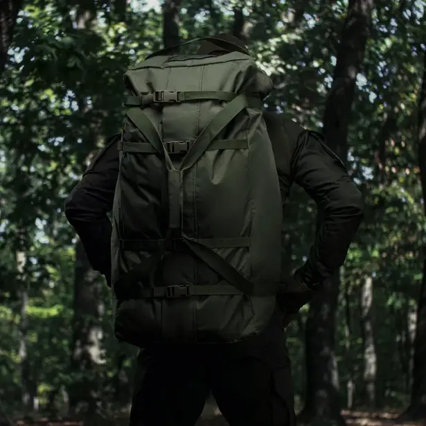 5 - Тактична сумка-баул на 100л. Cordura 500D. Олива