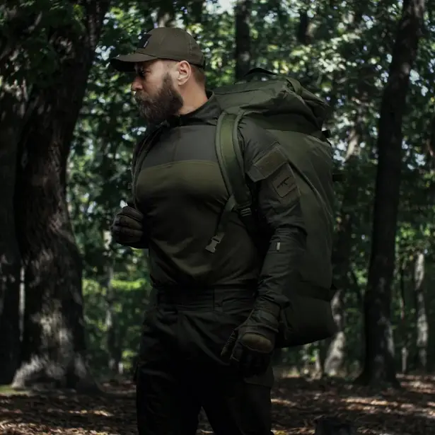 6 - Тактична сумка-баул на 100л. Cordura 500D. Олива