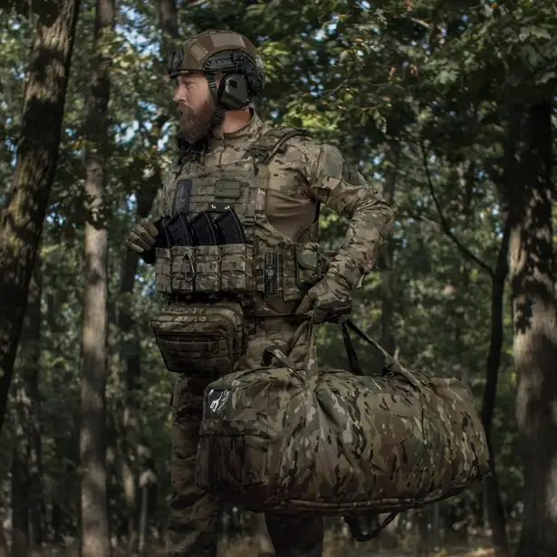7 - Тактична сумка-баул на 100л. Cordura 500D. Мультикам