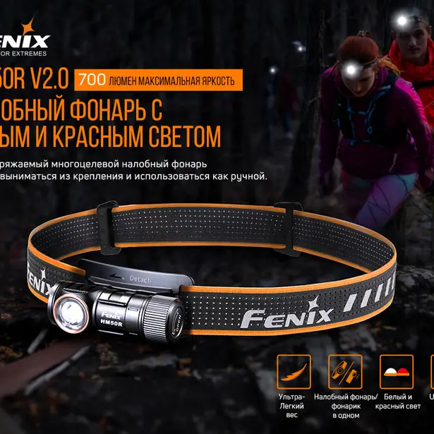16 - Ліхтар налобний Fenix HM50R V2.0