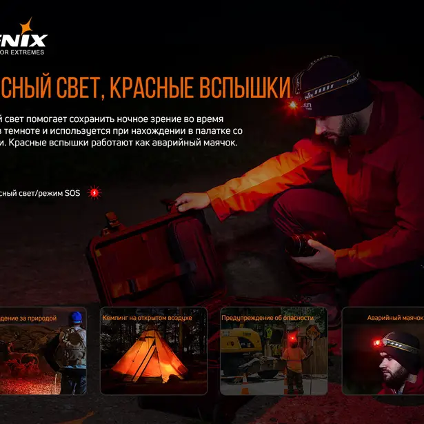 14 - Ліхтар налобний Fenix HM60R