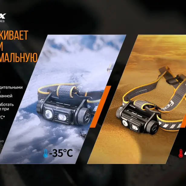 6 - Ліхтар налобний Fenix HM60R