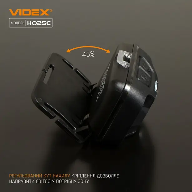 11 - Налобний світлодіодний ліхтар VIDEX 310Lm 5000K