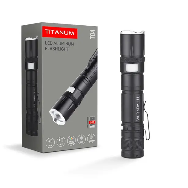 1 - Портативний світлодіодний ліхтарик TITANUM T04 300Lm 6500K
