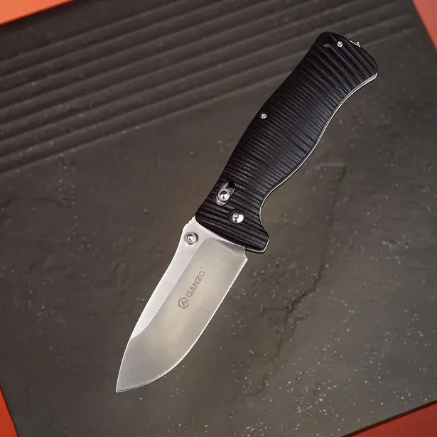 32 - Ніж складаний Ganzo G720-B чорний