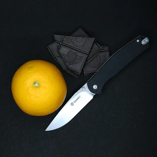 7 - Ніж складаний Ganzo G6804 чорний