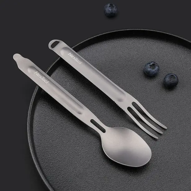 3 - Столовий прилад NexTool Outdoor Spoon Fork NE0124