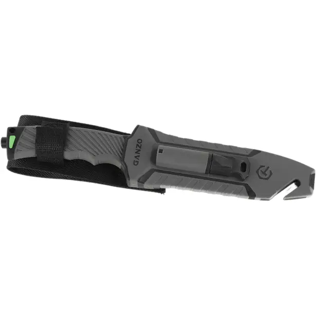 7 - Ніж з паракордом Ganzo G8012V2-GY, сiрий