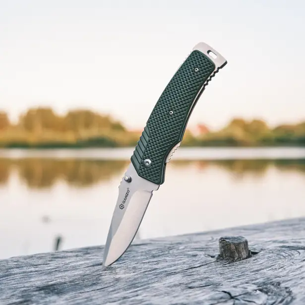 11 - Ніж складаний Ganzo G618-GR, зелений