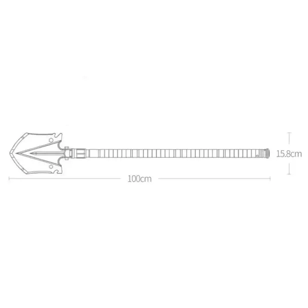 7 - Лопата багатофункціональна NexTool Folding Shovel Regular