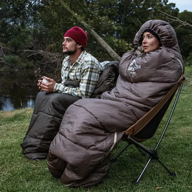 11 - Спальник з капюшоном лівий (1°C) Naturehike U350 NH20MSD07. Зелений