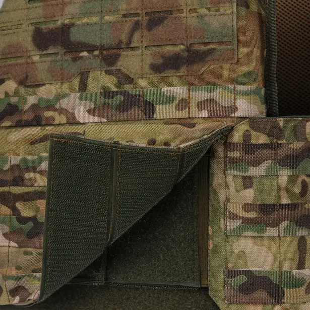 6 - Плитоноска Ares Gen.2 З системою швидкого скидання, для бронеплит розміром 25х30 см. Колір Мультикам