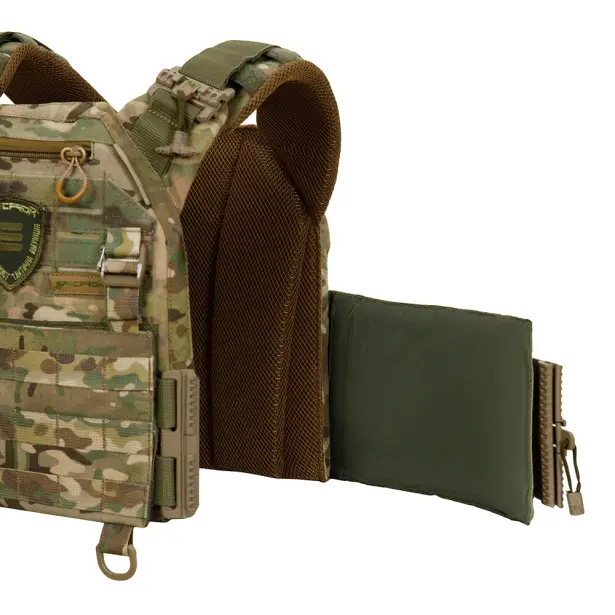 5 - Плитоноска Warmor Gen.3 Pro Max. Система швидкого скидання. (Комплект 7 підсумків). Колір Мультикам