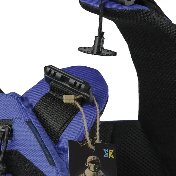 7 - Плитоноска Warmor Gen.3 Pro з системою швидкого скидання. Molle. Колір Синій