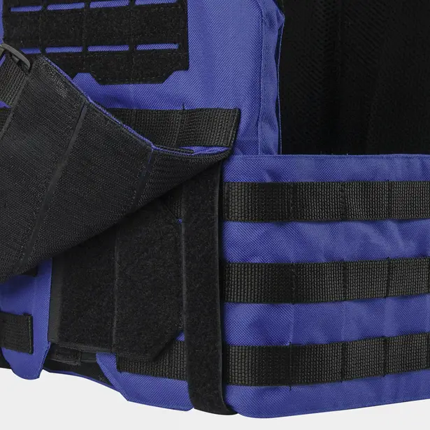 10 - Плитоноска Warmor Gen.3 Pro з системою швидкого скидання. Molle. Колір Синій