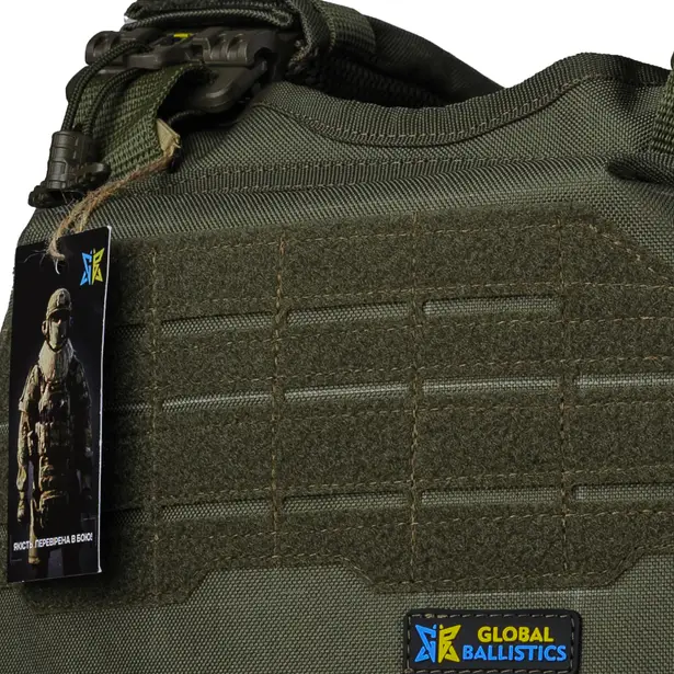6 - Плитоноска Ares Gen.2 З системою швидкого скидання, для бронеплит розміром 25х30 см. Колір Олива
