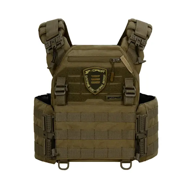 2 - Плитоноска Warmor Gen.3 Pro з системою швидкого скидання. Molle. Колір Олива