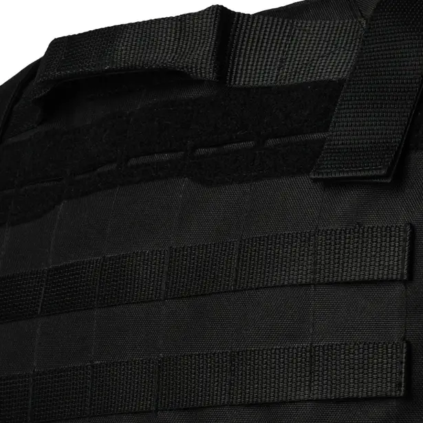 12 - Плитоноска Warmor Gen.4 (Комплект 4 підсумки) з системою швидкого скидання. Molle. Колір Чорна