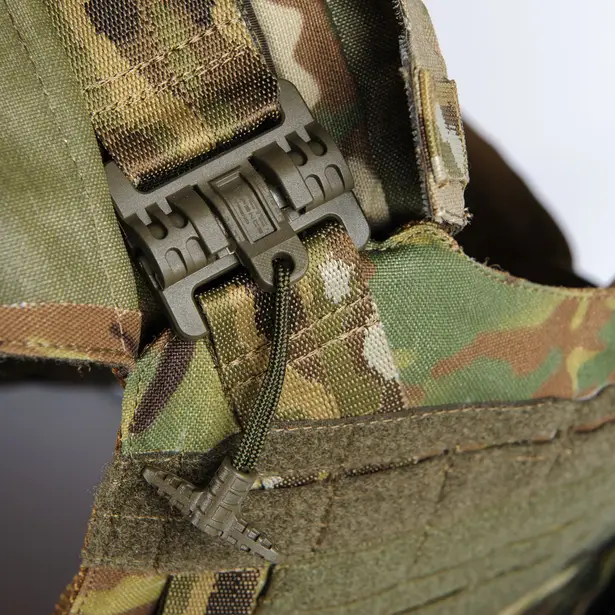8 - Плитоноска Warmor Gen.4 Max. Система швидкого скидання. (Комплект 9 підсумків). Колір Мультикам