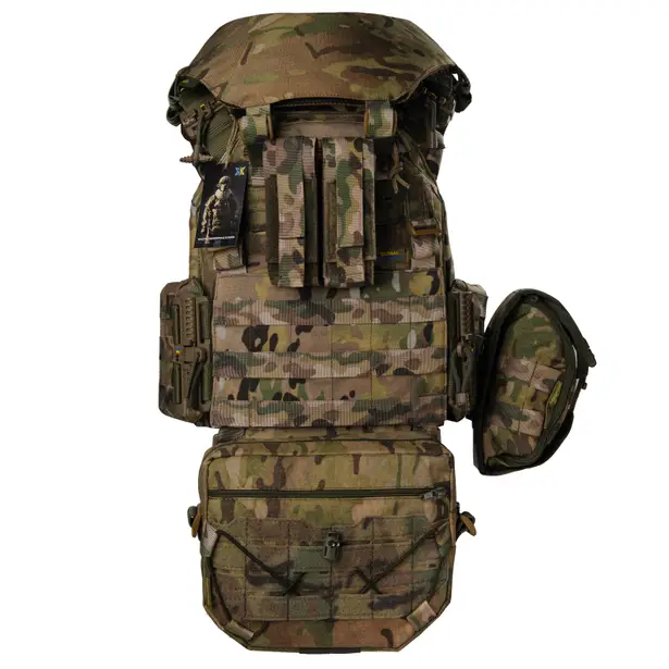 3 - Плитоноска жіноча Warmor gen.3 FL MAX (for Ladies) (без плит). З максимальним набором підсумків, захистом шиї по 1 класу ДСТУ. Мультикам.