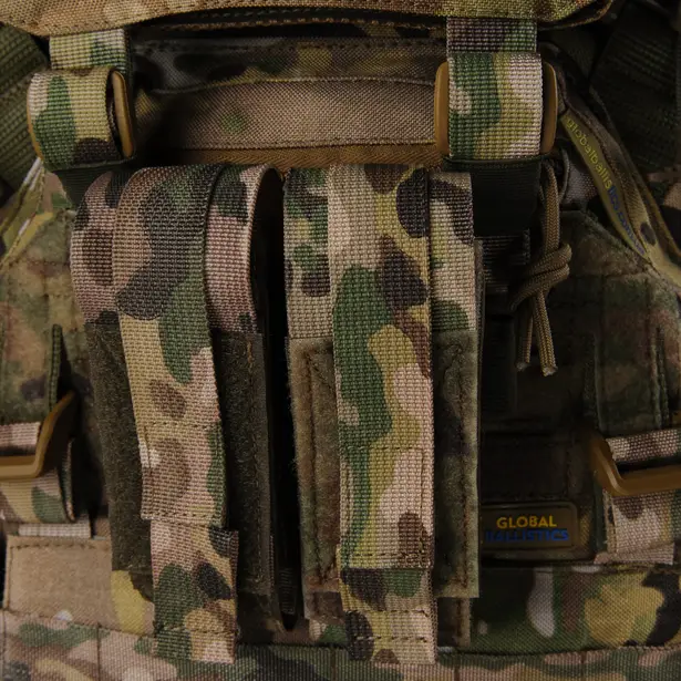 8 - Плитоноска жіноча Warmor gen.3 FL MAX (for Ladies) (без плит). З максимальним набором підсумків, захистом шиї по 1 класу ДСТУ. Мультикам.