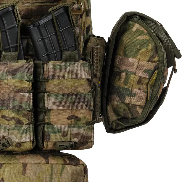 6 - Плитоноска жіноча Warmor gen.3 FL MAX (for Ladies). З максимальним набором підсумків, швидким боковим та верхнім скиданням (без плит). Мультикам.