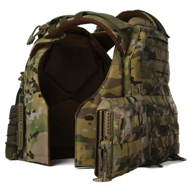 5 - Плитоноска жіноча Warmor gen.3 FL (for Ladies). З підсумками під магазини АК і швидким бічним і верхнім скиданням (без плит). Мультикам.