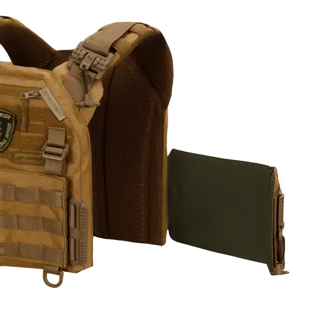 5 - Плитоноска Warmor gen.3 Pro Max. Система швидкого скидання. 7 підсумок. Койот