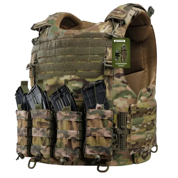 1 - Плитоноска Warmor gen.4 SPECPROM Мультикам. 4 підсумки.