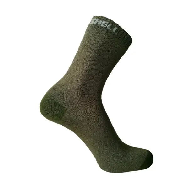 1 - Водонепроникні шкарпетки Dexshell Ultra Thin Crew OG. Олива
