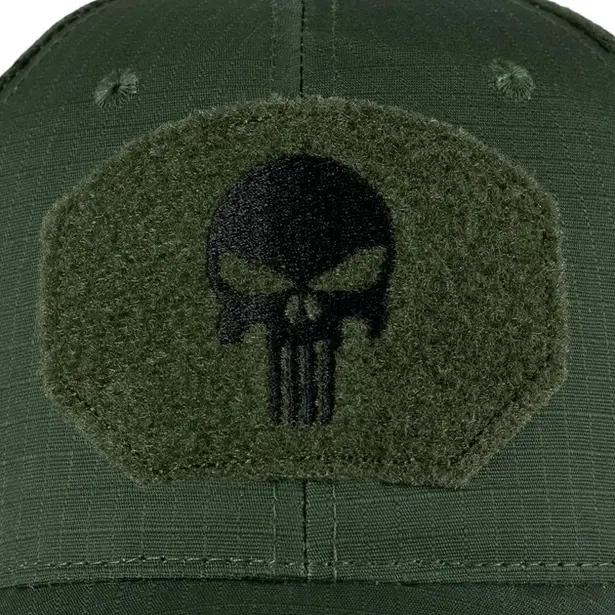 3 - Кепка тактична "Punisher" Rip-Stop з сіткою. Олива