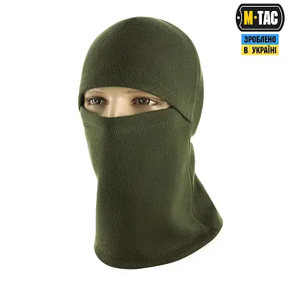 1 - Балаклава-ніндзя M-Tac Elite фліс (320г/м2) Army. Олива