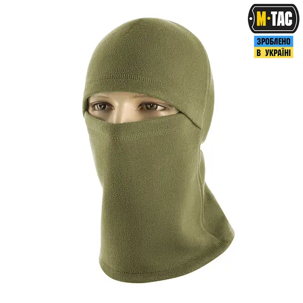 1 - Балаклава-ніндзя M-Tac Elite фліс (320г/м2). Олива