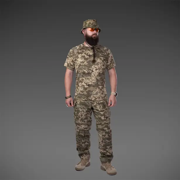 7 - Бойові штани без наколінників SPECPROM G3 Combat Pants. Піксель ММ14