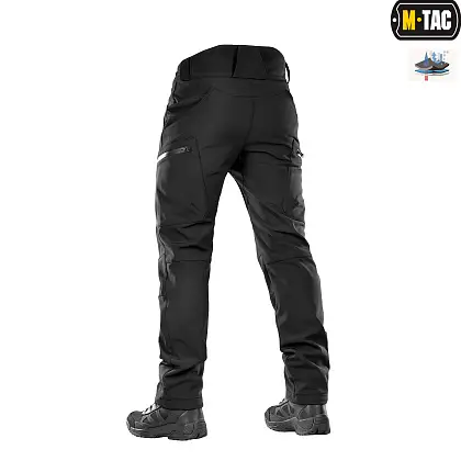 2 - Штани M-Tac Soft Shell Winter. Чорний