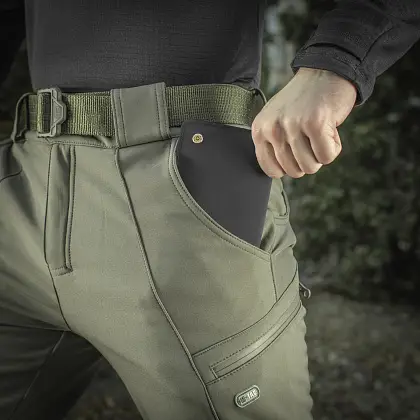 8 - Штани M-Tac Soft Shell Winter. Олива