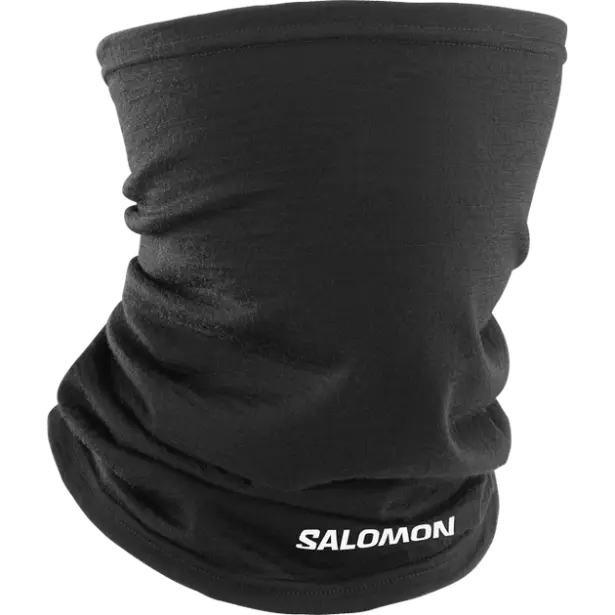 1 - Баф SALOMON MERINO NECK GAITER. Чорний