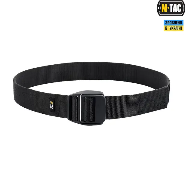 1 - Тактичний ремінь M-Tac Berg Buckle Tactical Belt. Розмір S/M. Чорний