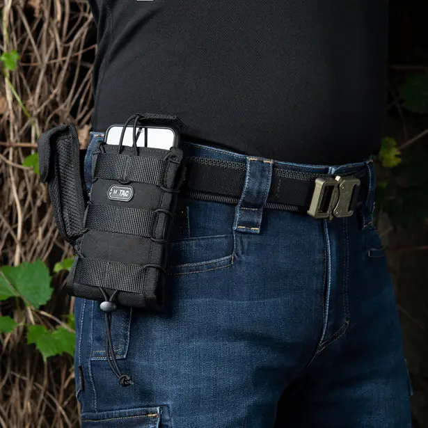 7 - Тактичний ремінь Cobra Buckle Tactical Belt M-Tac. Розмір M/L. Чорний