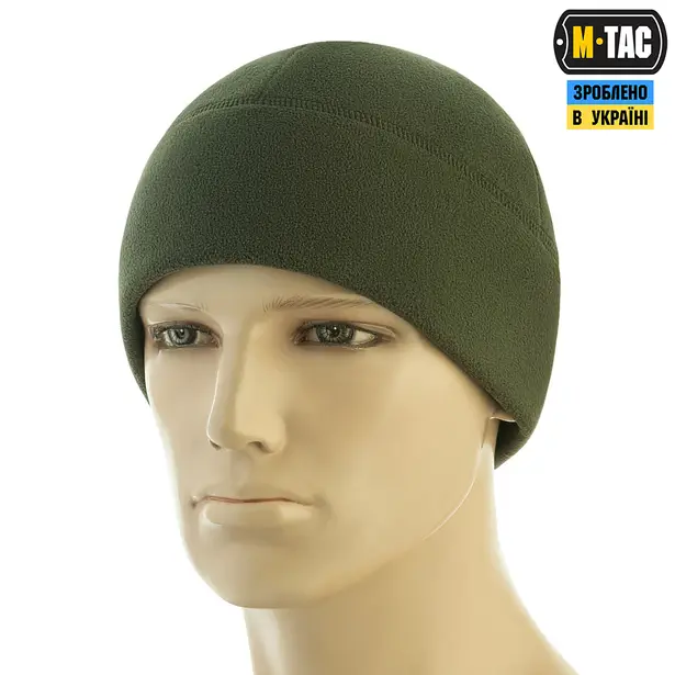 1 - Шапка флісова M-Tac Watch Cap Elite із Slimtex. Олива