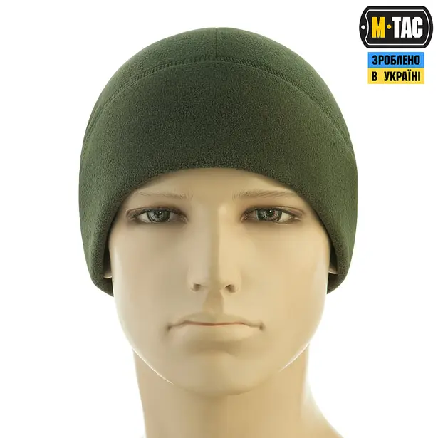 5 - Шапка флісова M-Tac Watch Cap Elite із Slimtex. Олива