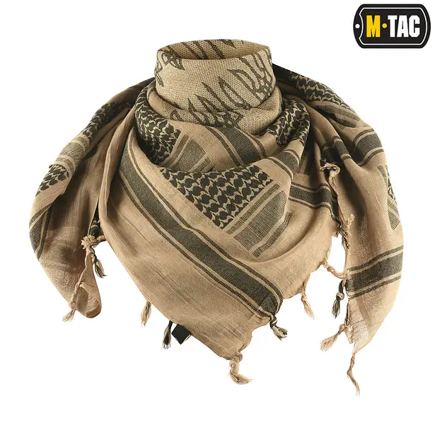 1 - Шарф шемаг, арафатка M-Tac с тризубом. Койот